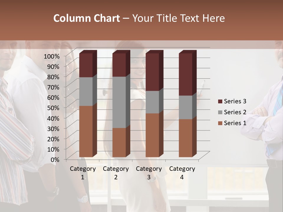 Colleague Whiteboard Beautiful PowerPoint Template