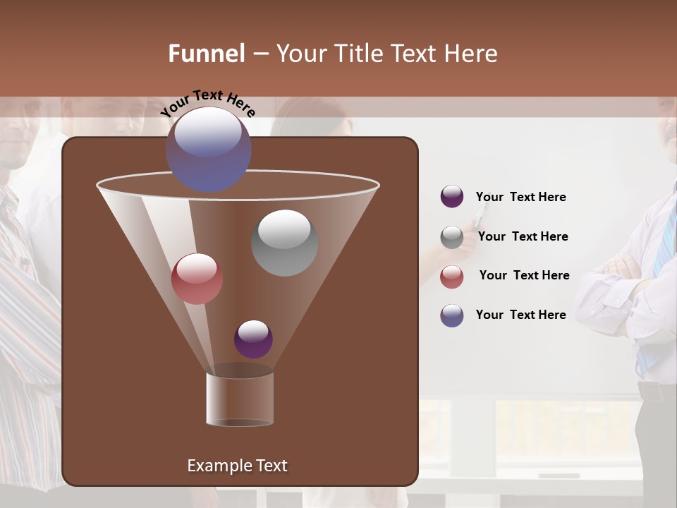 Colleague Whiteboard Beautiful PowerPoint Template
