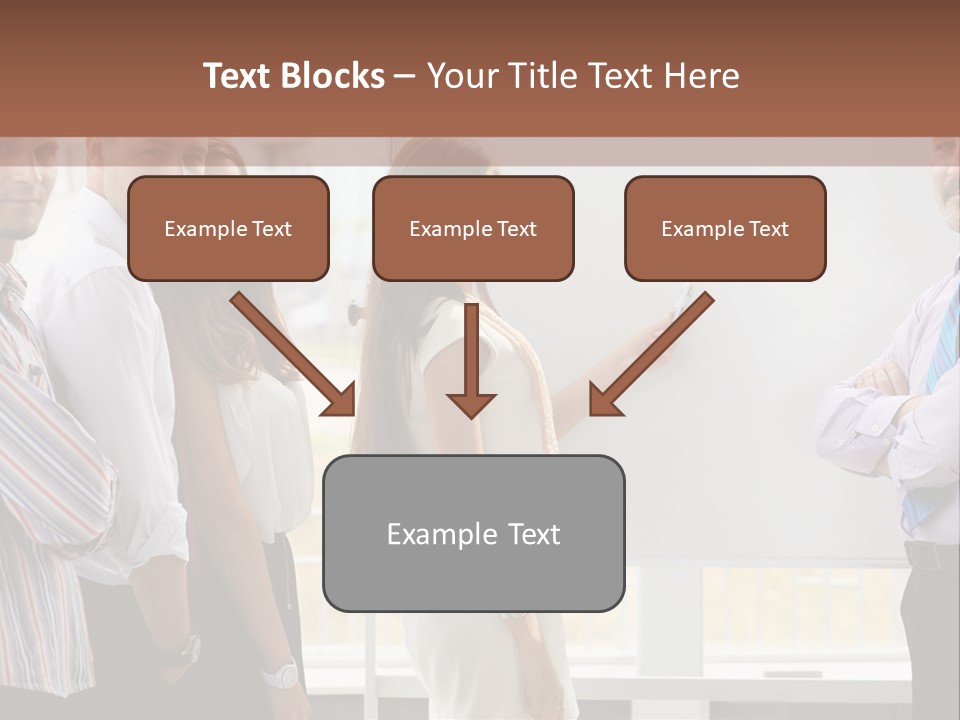 Colleague Whiteboard Beautiful PowerPoint Template