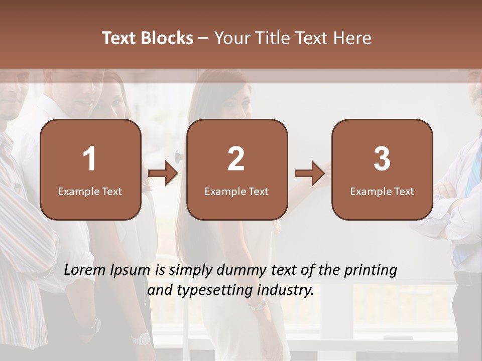 Colleague Whiteboard Beautiful PowerPoint Template