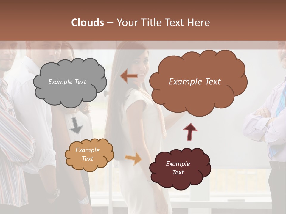 Colleague Whiteboard Beautiful PowerPoint Template