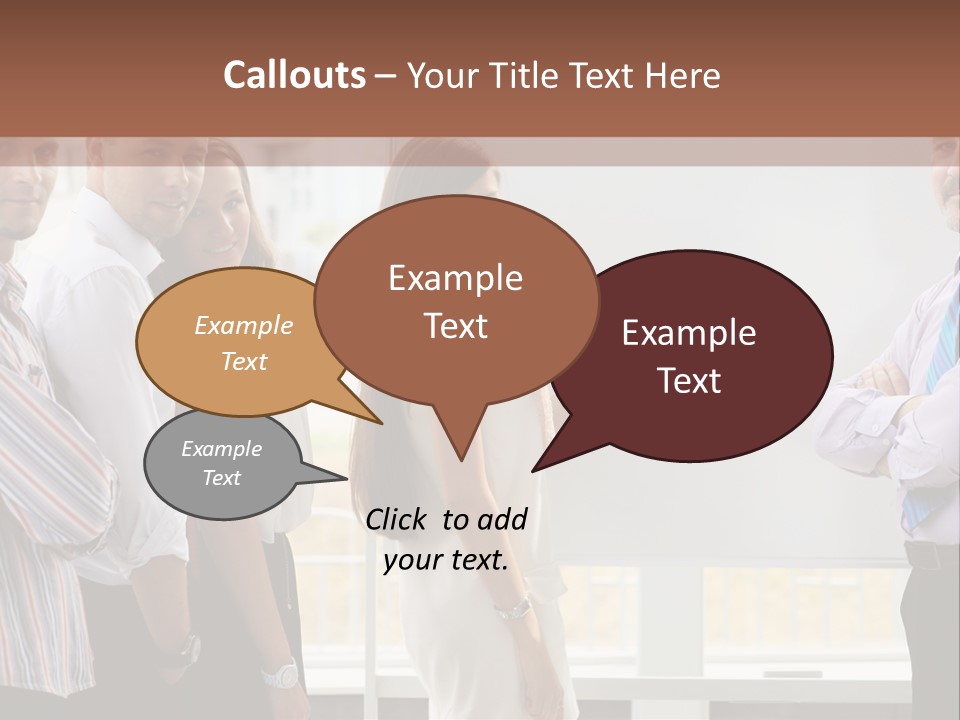 Colleague Whiteboard Beautiful PowerPoint Template