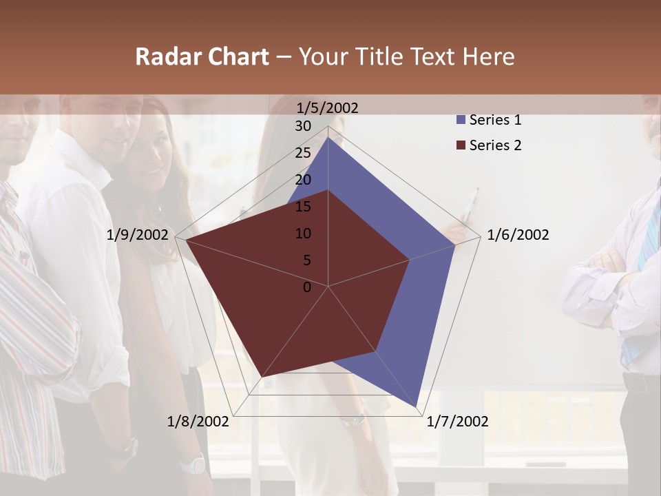 Colleague Whiteboard Beautiful PowerPoint Template