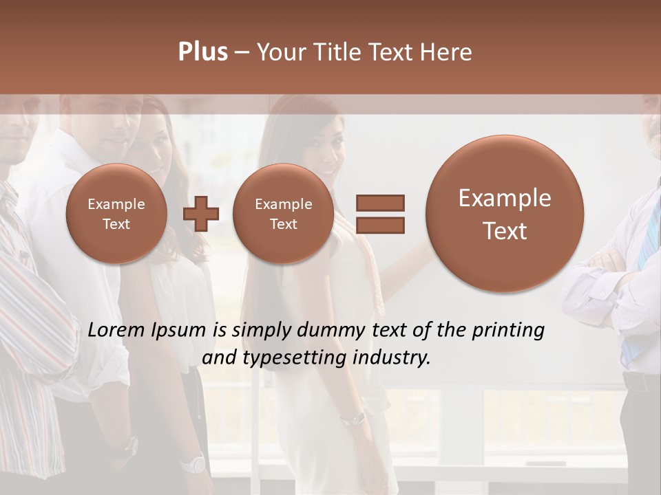 Colleague Whiteboard Beautiful PowerPoint Template