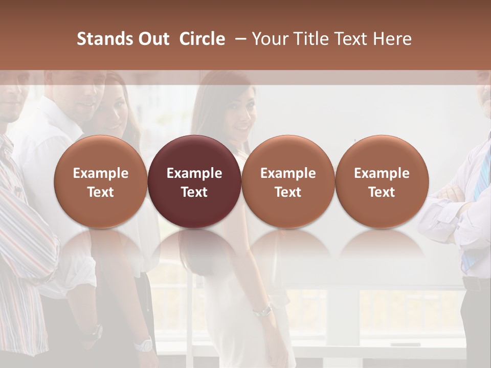 Colleague Whiteboard Beautiful PowerPoint Template