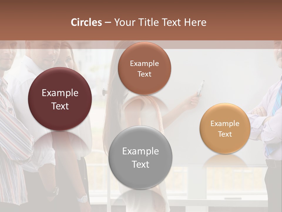 Colleague Whiteboard Beautiful PowerPoint Template