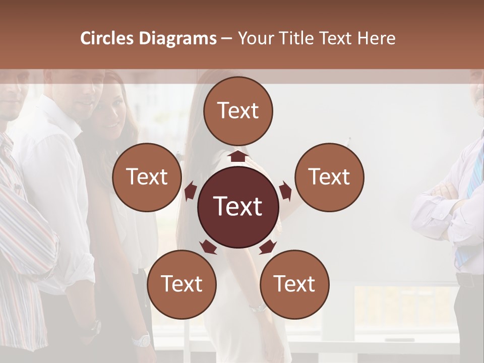 Colleague Whiteboard Beautiful PowerPoint Template