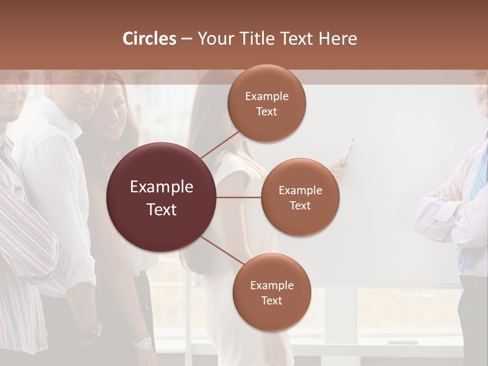 Colleague Whiteboard Beautiful PowerPoint Template