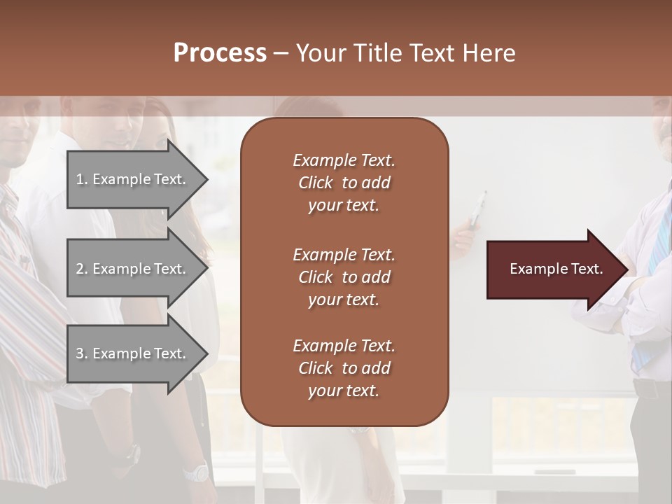 Colleague Whiteboard Beautiful PowerPoint Template