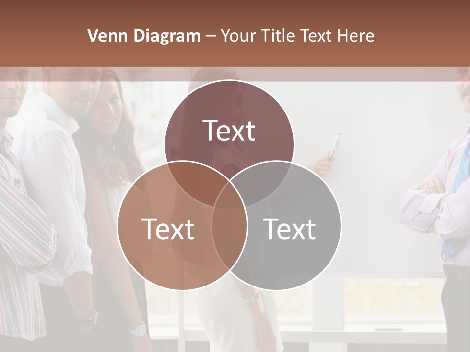 Colleague Whiteboard Beautiful PowerPoint Template