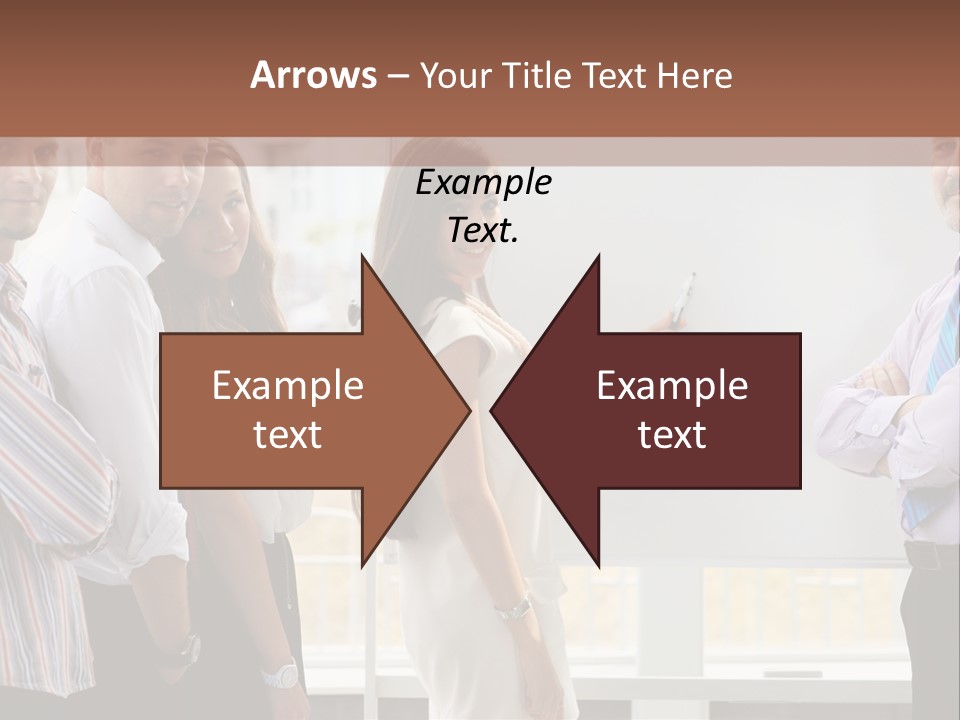 Colleague Whiteboard Beautiful PowerPoint Template