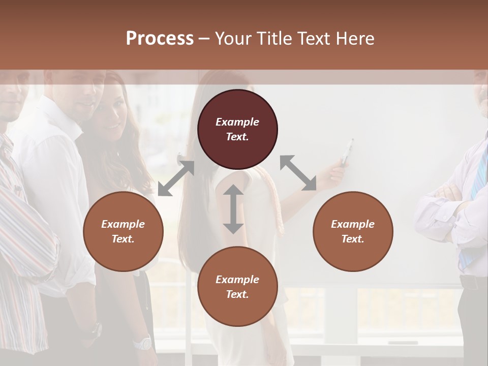 Colleague Whiteboard Beautiful PowerPoint Template