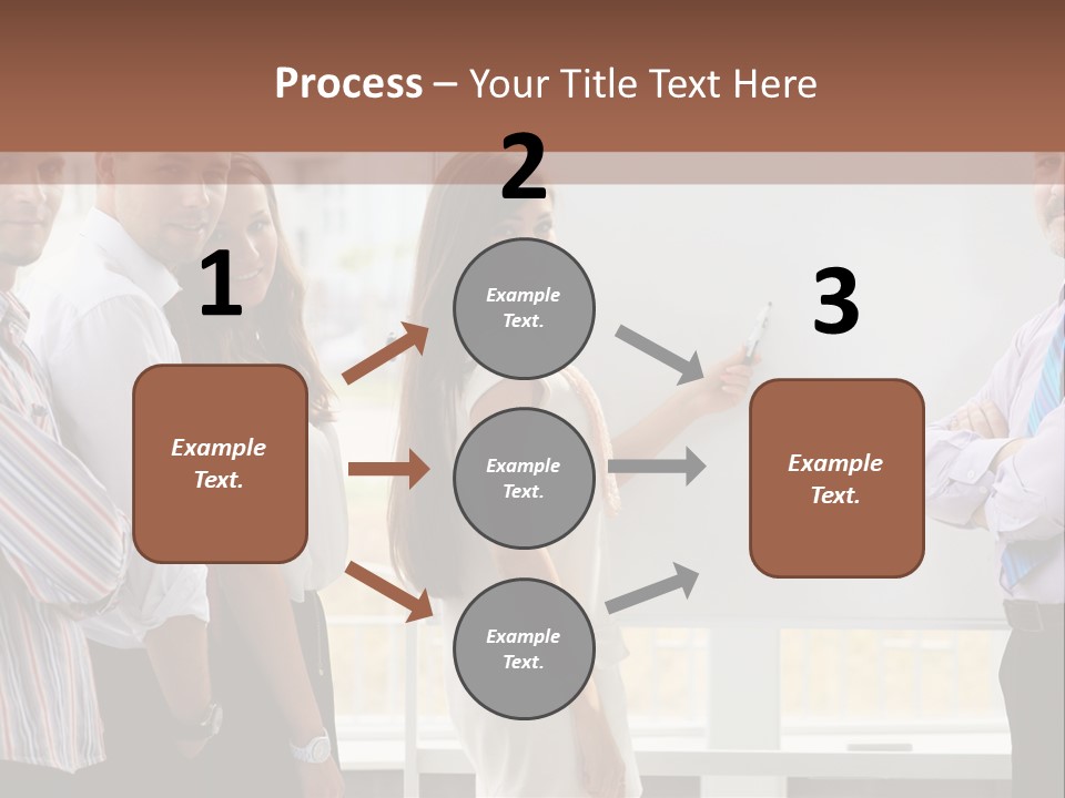 Colleague Whiteboard Beautiful PowerPoint Template
