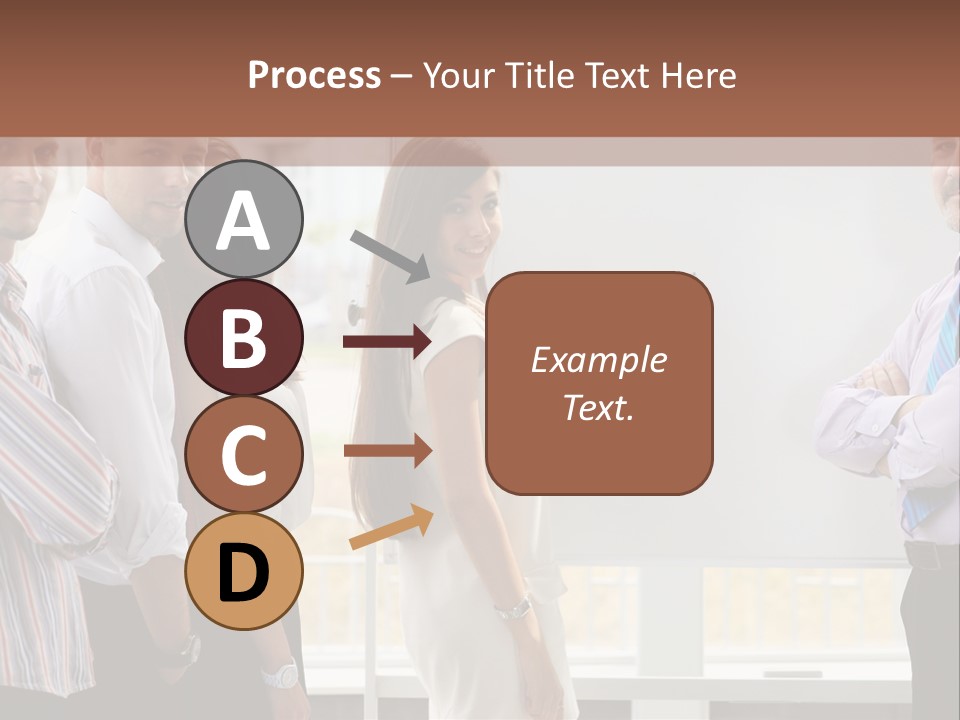 Colleague Whiteboard Beautiful PowerPoint Template