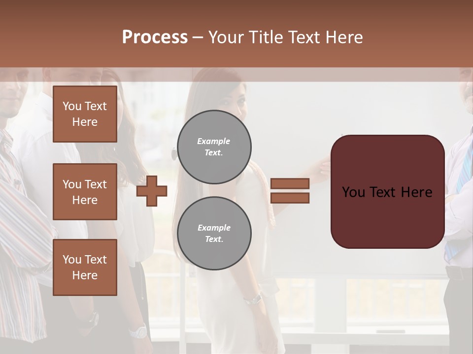 Colleague Whiteboard Beautiful PowerPoint Template