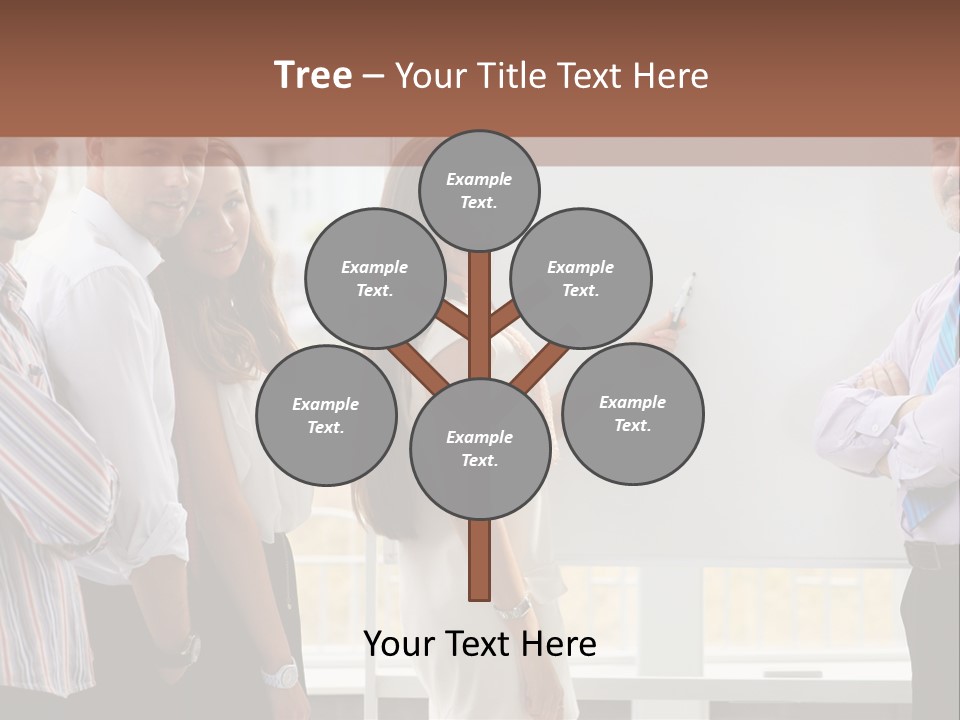 Colleague Whiteboard Beautiful PowerPoint Template