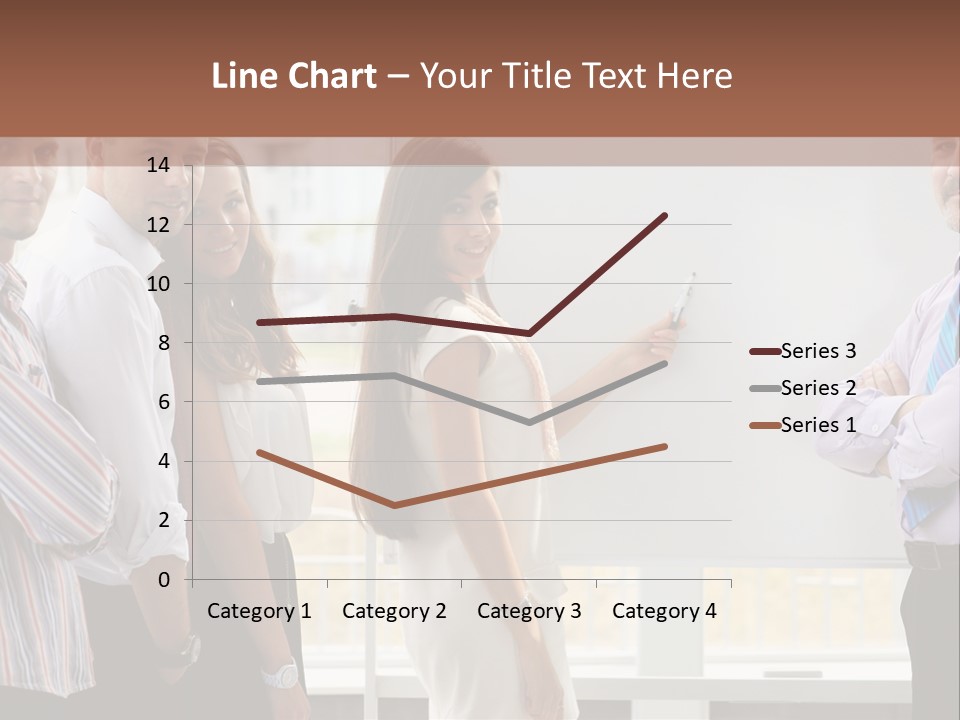 Colleague Whiteboard Beautiful PowerPoint Template