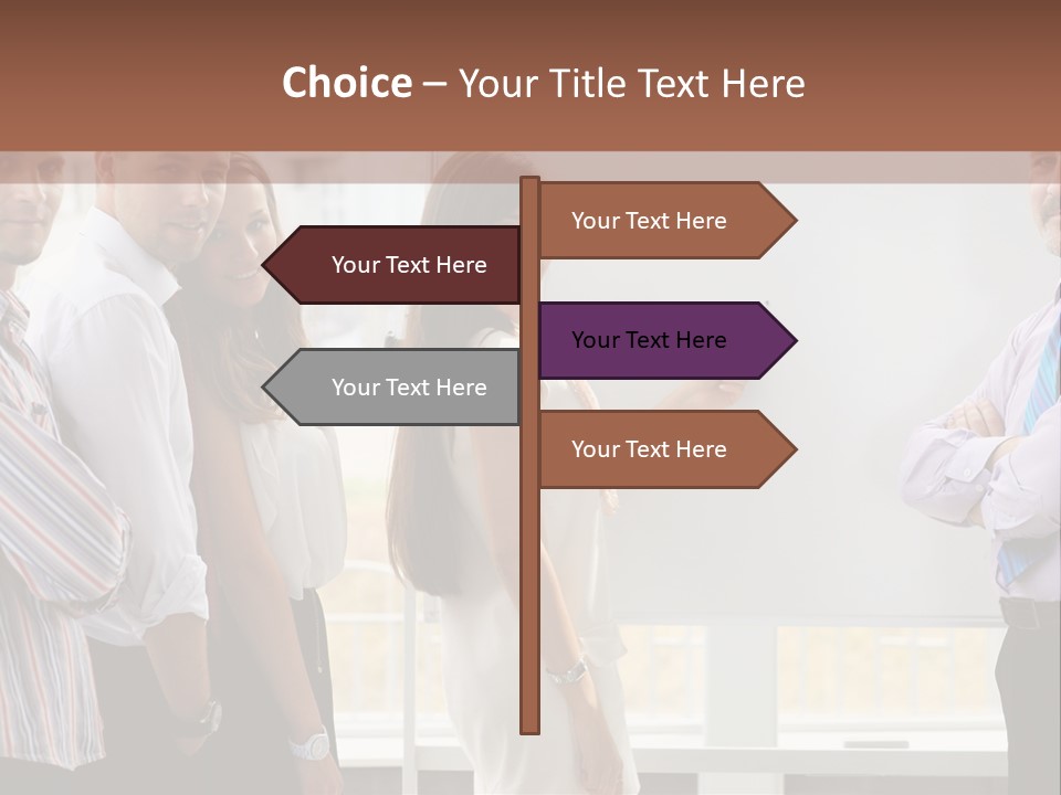 Colleague Whiteboard Beautiful PowerPoint Template