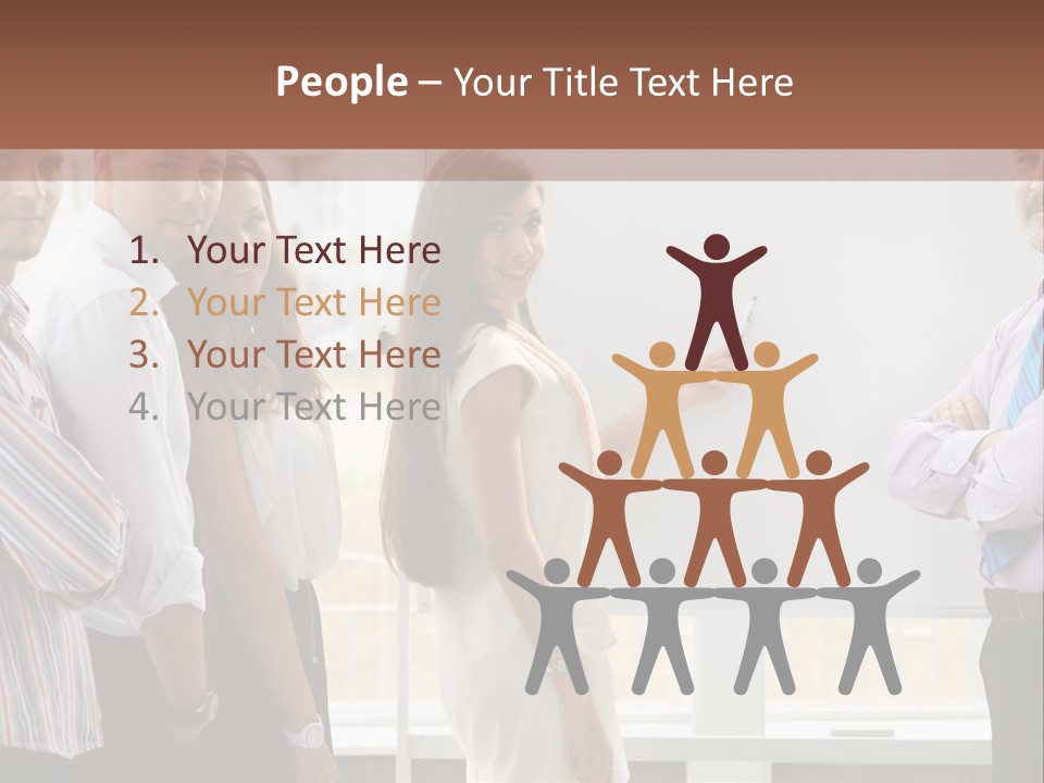 Colleague Whiteboard Beautiful PowerPoint Template