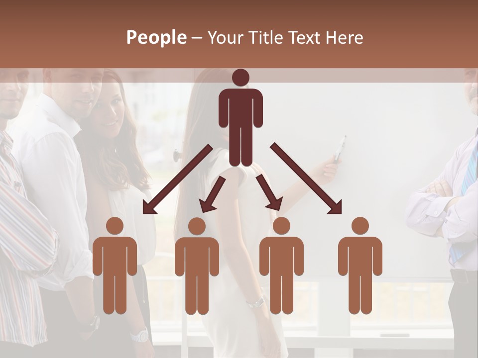 Colleague Whiteboard Beautiful PowerPoint Template