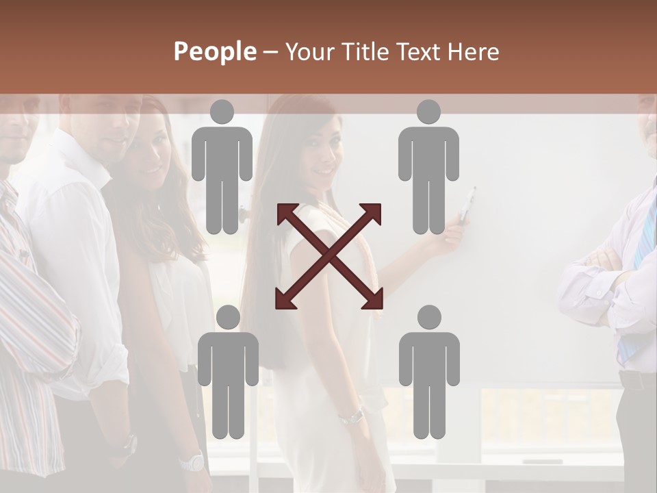 Colleague Whiteboard Beautiful PowerPoint Template