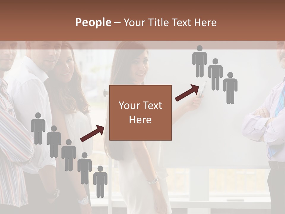 Colleague Whiteboard Beautiful PowerPoint Template