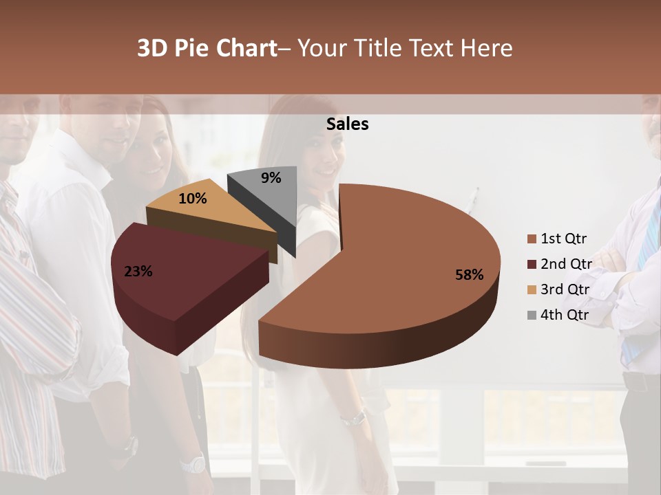 Colleague Whiteboard Beautiful PowerPoint Template