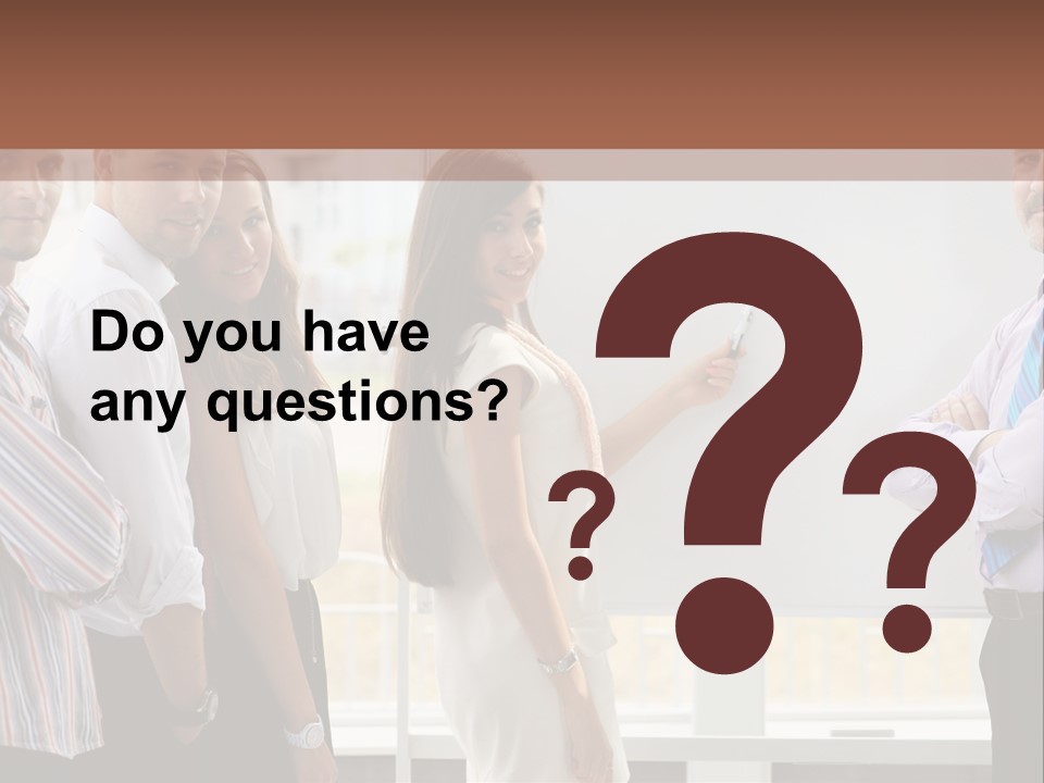 Colleague Whiteboard Beautiful PowerPoint Template