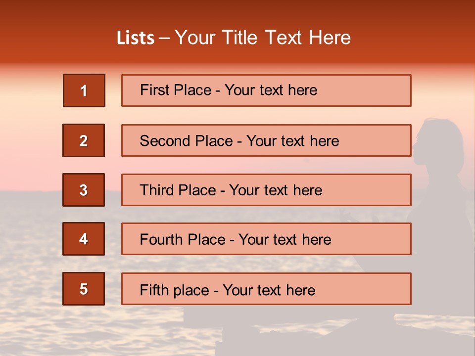 Body Focus Standing PowerPoint Template