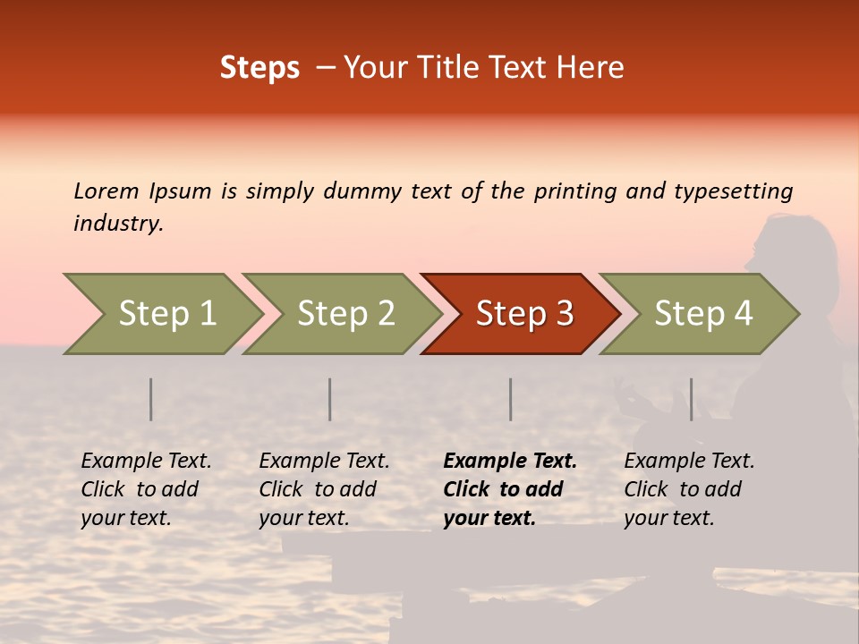 Body Focus Standing PowerPoint Template