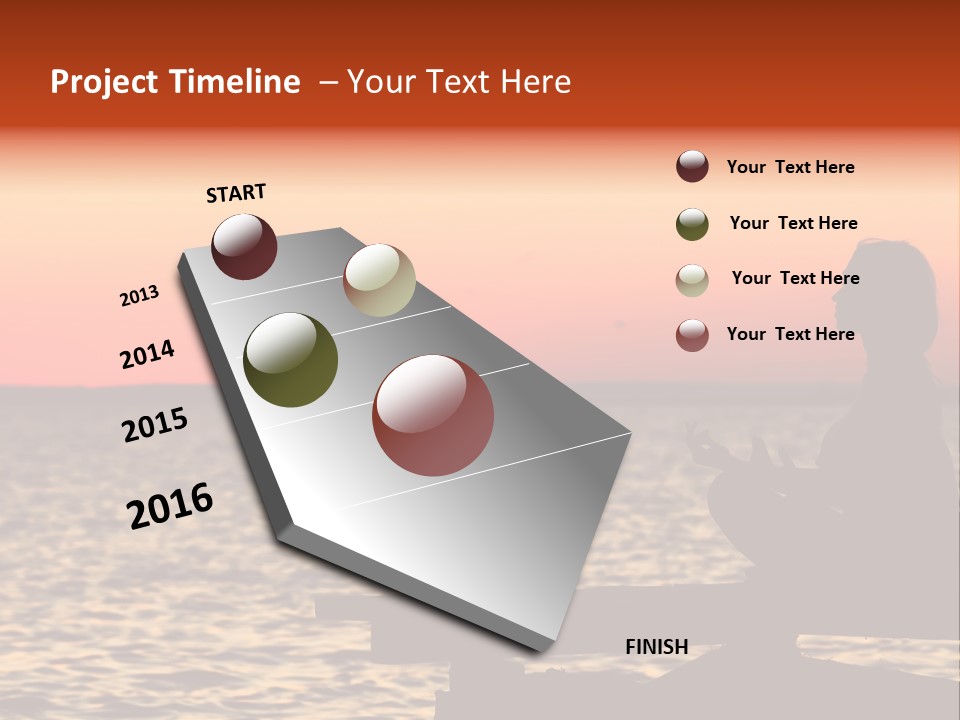 Body Focus Standing PowerPoint Template