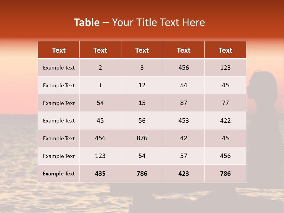 Body Focus Standing PowerPoint Template