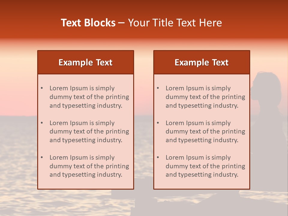 Body Focus Standing PowerPoint Template