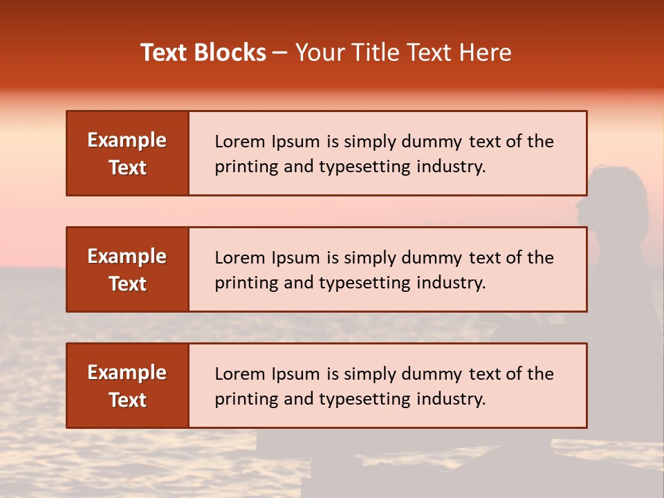 Body Focus Standing PowerPoint Template