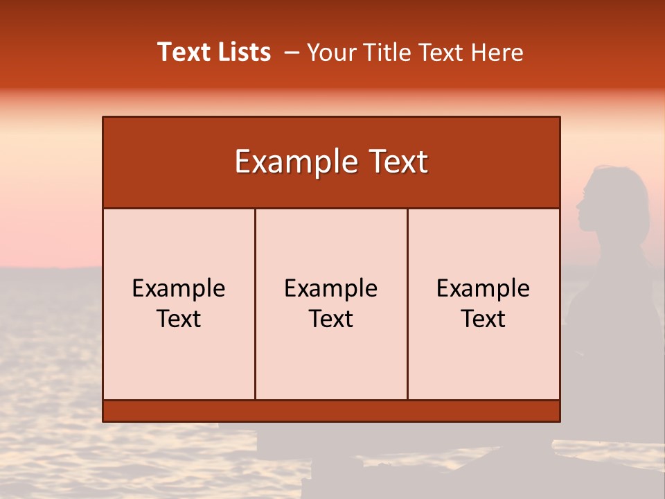 Body Focus Standing PowerPoint Template