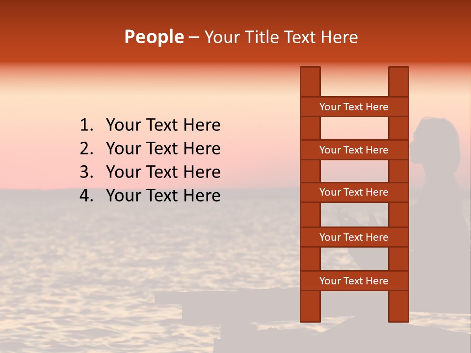 Body Focus Standing PowerPoint Template