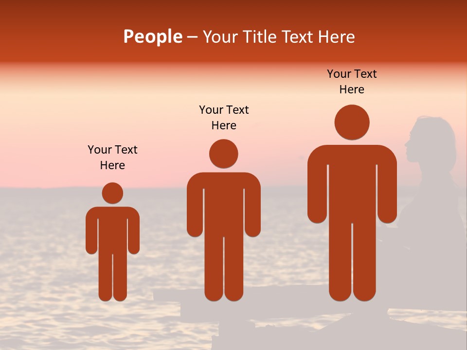 Body Focus Standing PowerPoint Template