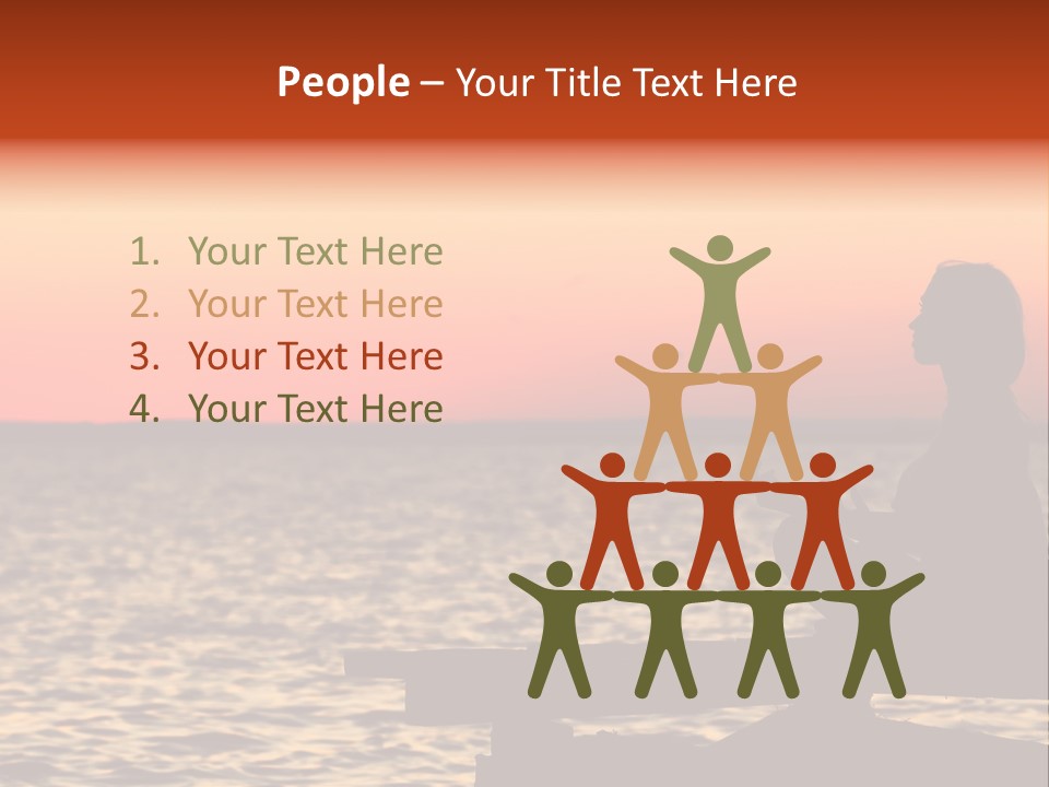 Body Focus Standing PowerPoint Template