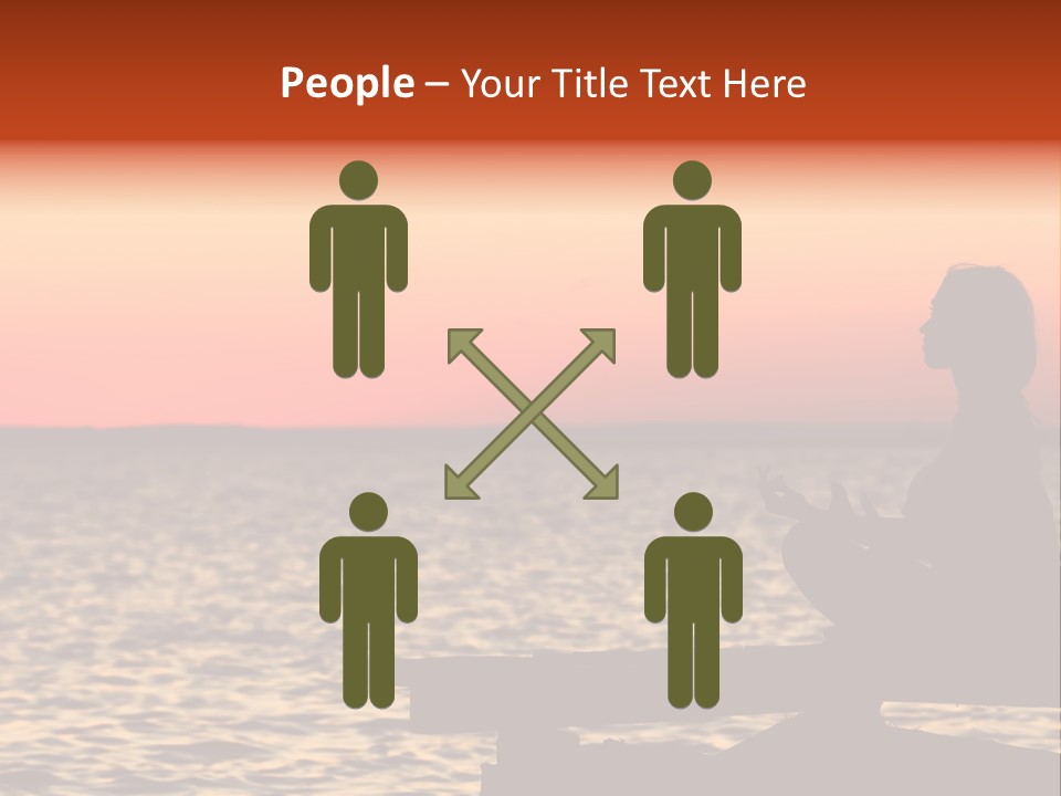 Body Focus Standing PowerPoint Template