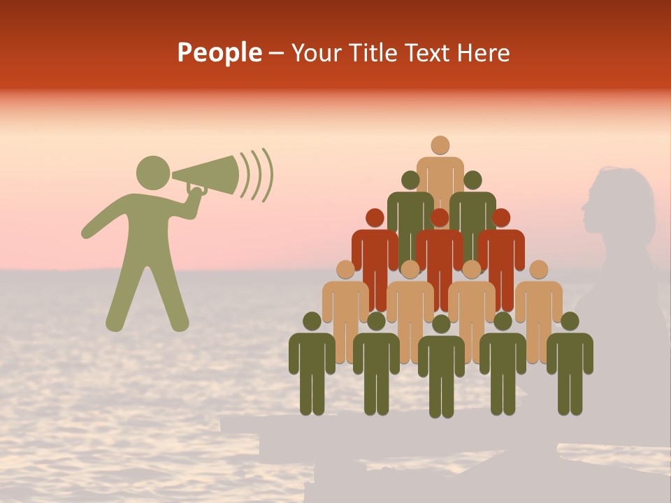 Body Focus Standing PowerPoint Template