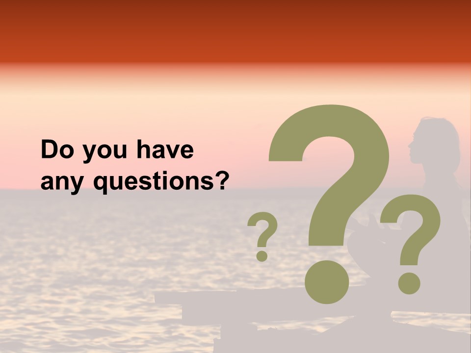 Body Focus Standing PowerPoint Template