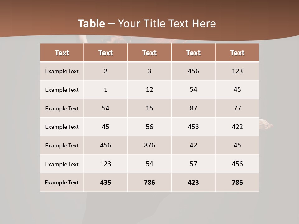 Cheerful Jump Dancer PowerPoint Template