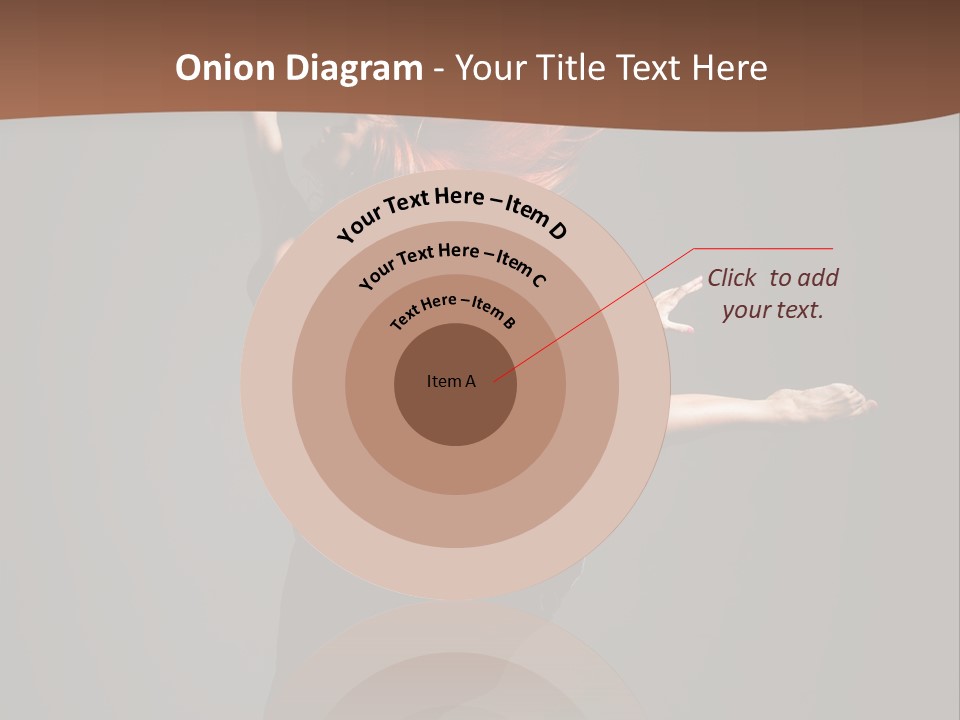 Cheerful Jump Dancer PowerPoint Template