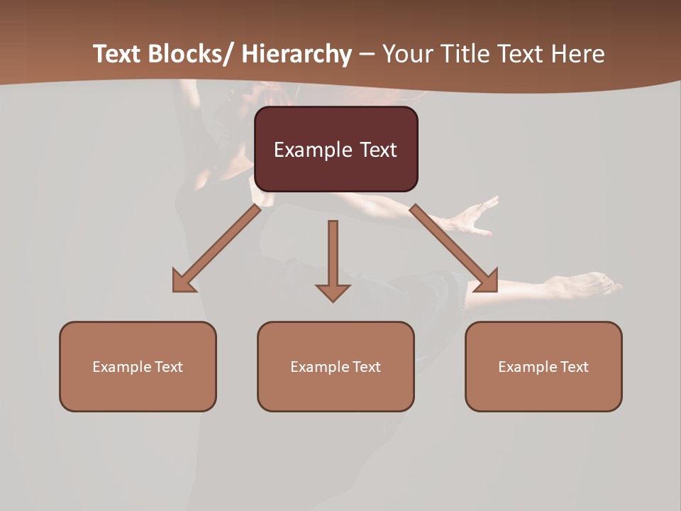 Cheerful Jump Dancer PowerPoint Template