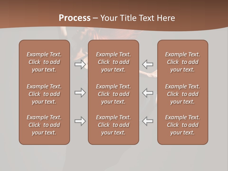 Cheerful Jump Dancer PowerPoint Template