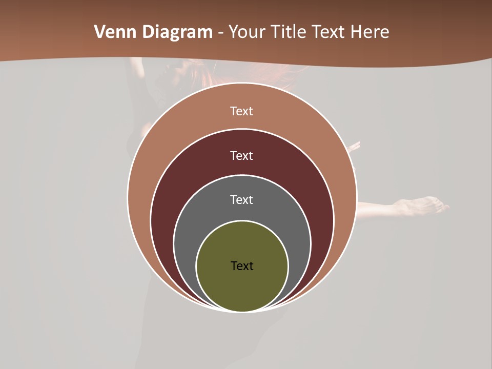 Cheerful Jump Dancer PowerPoint Template