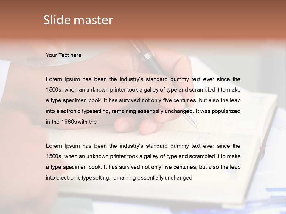 Modern Photo Shirt PowerPoint Template