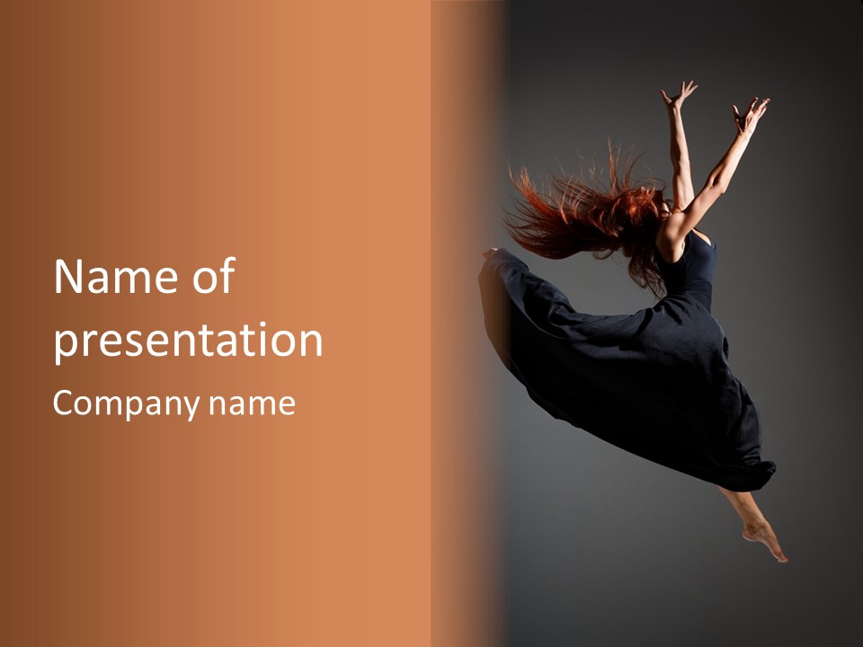 Cool Pose Dance PowerPoint Template