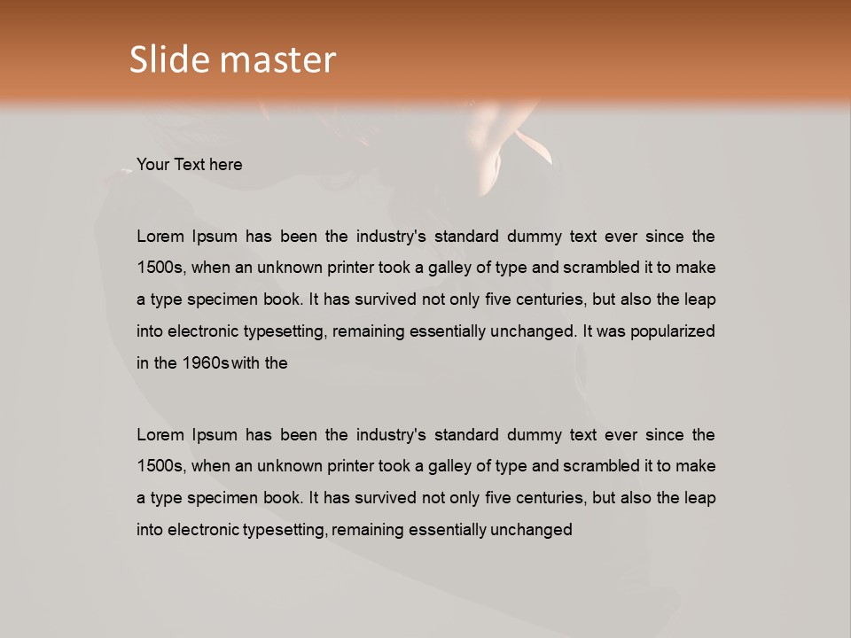 Cool Pose Dance PowerPoint Template