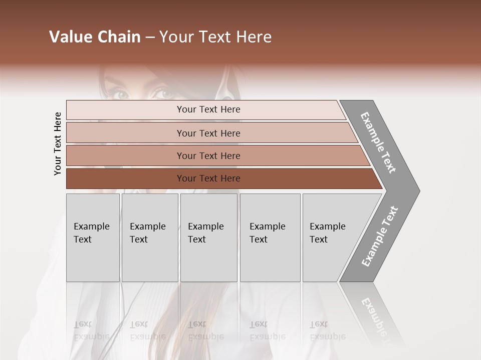 Customer Headset Portrait PowerPoint Template